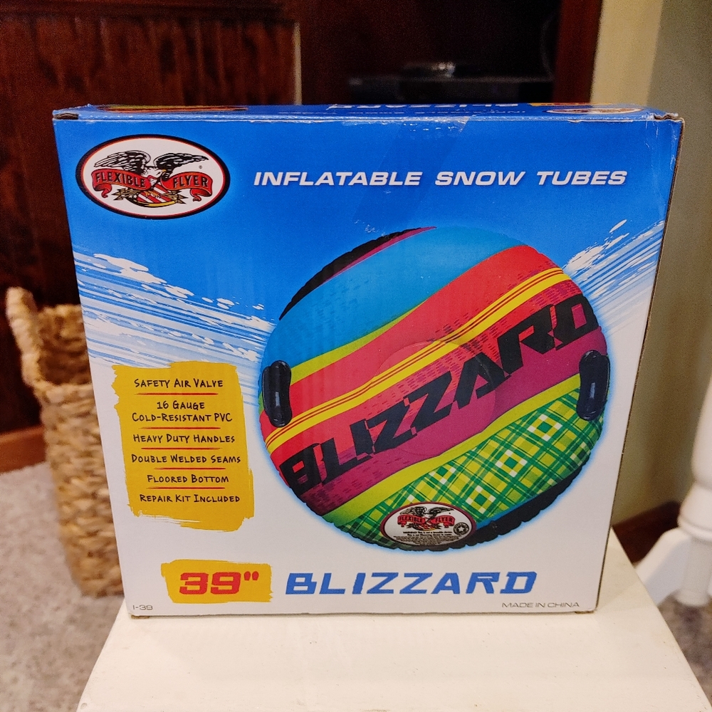 Blizzard Inflatable Snow Tube 39” Heavy Duty - Picture 5 of 7